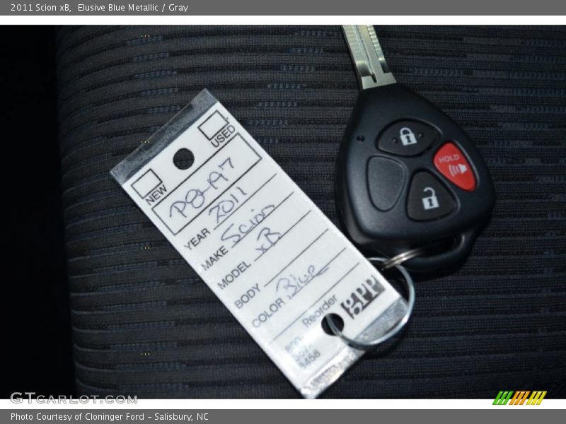 Elusive Blue Metallic / Gray 2011 Scion xB