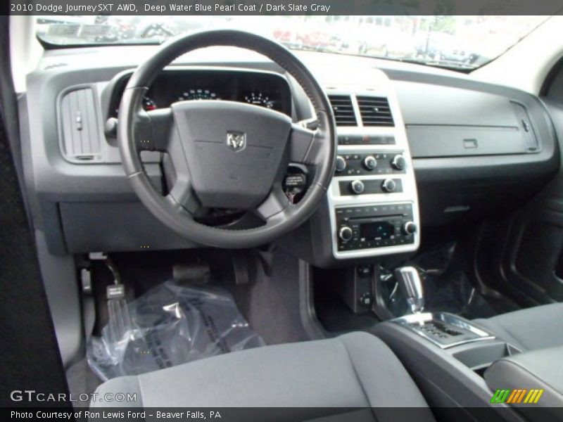 Deep Water Blue Pearl Coat / Dark Slate Gray 2010 Dodge Journey SXT AWD