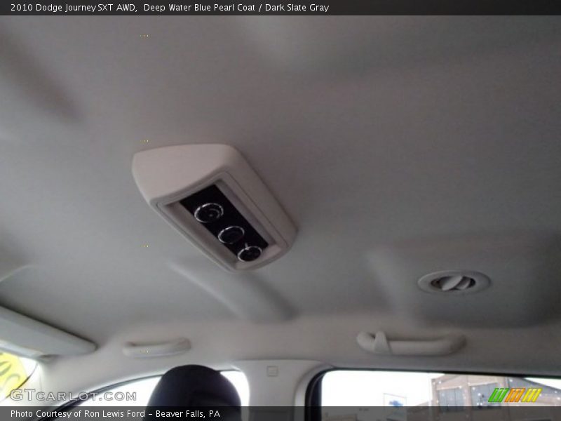 Deep Water Blue Pearl Coat / Dark Slate Gray 2010 Dodge Journey SXT AWD