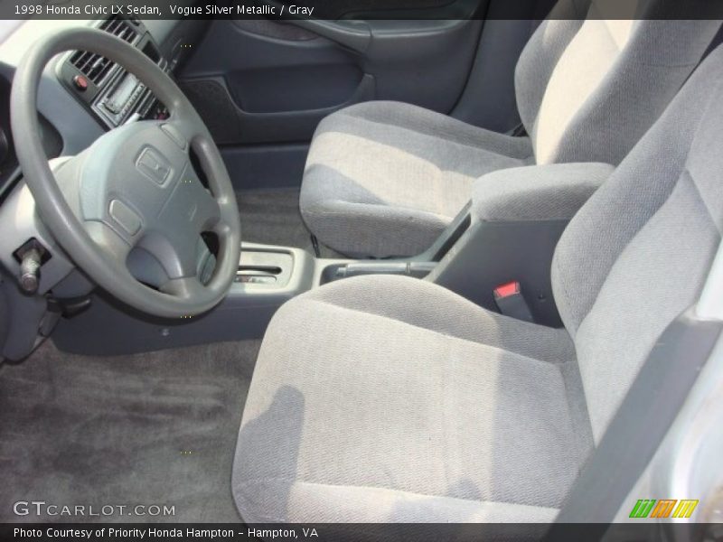 Vogue Silver Metallic / Gray 1998 Honda Civic LX Sedan