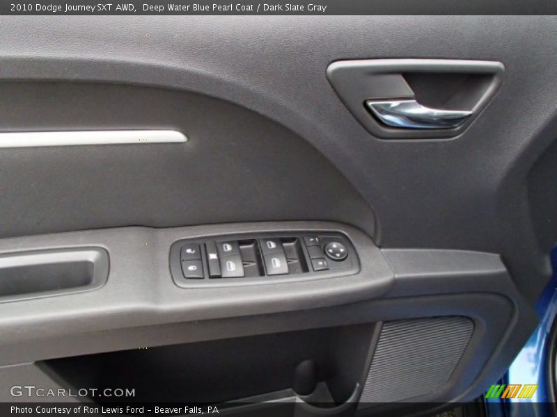Deep Water Blue Pearl Coat / Dark Slate Gray 2010 Dodge Journey SXT AWD