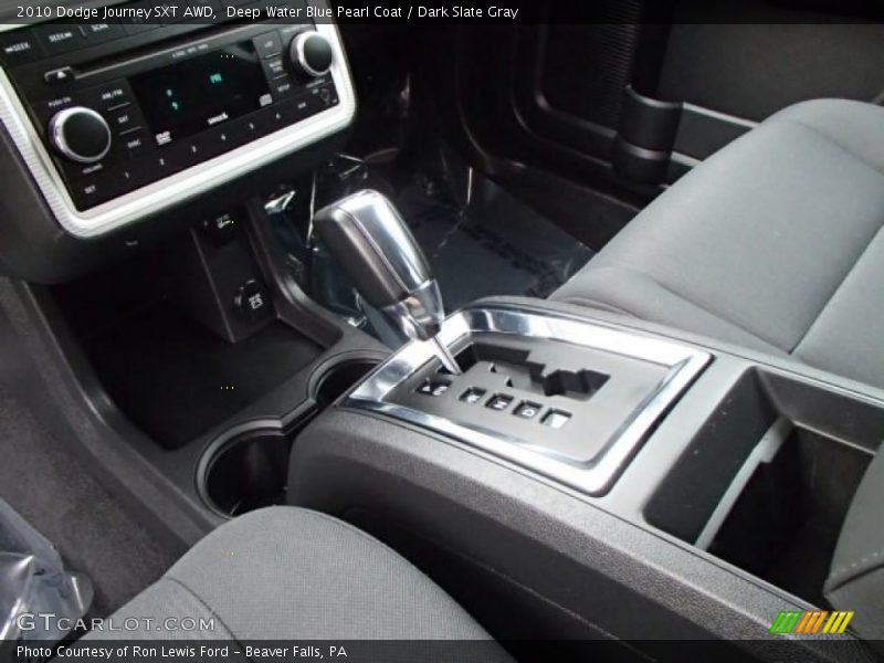 Deep Water Blue Pearl Coat / Dark Slate Gray 2010 Dodge Journey SXT AWD