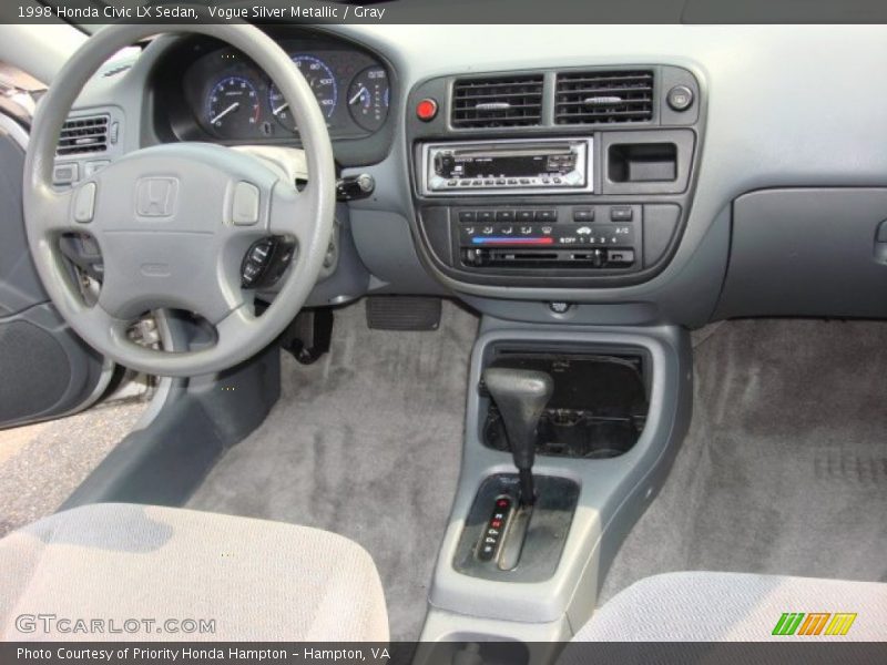 Vogue Silver Metallic / Gray 1998 Honda Civic LX Sedan
