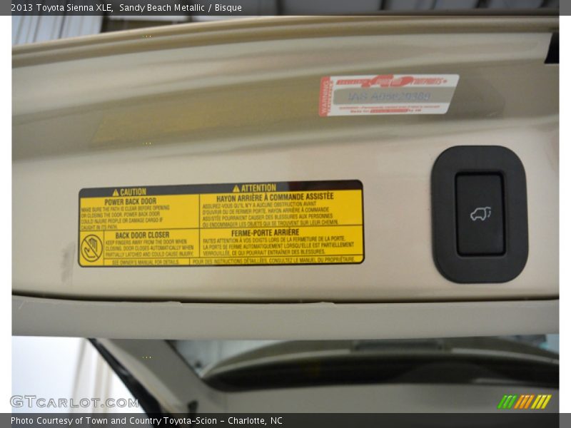 Sandy Beach Metallic / Bisque 2013 Toyota Sienna XLE