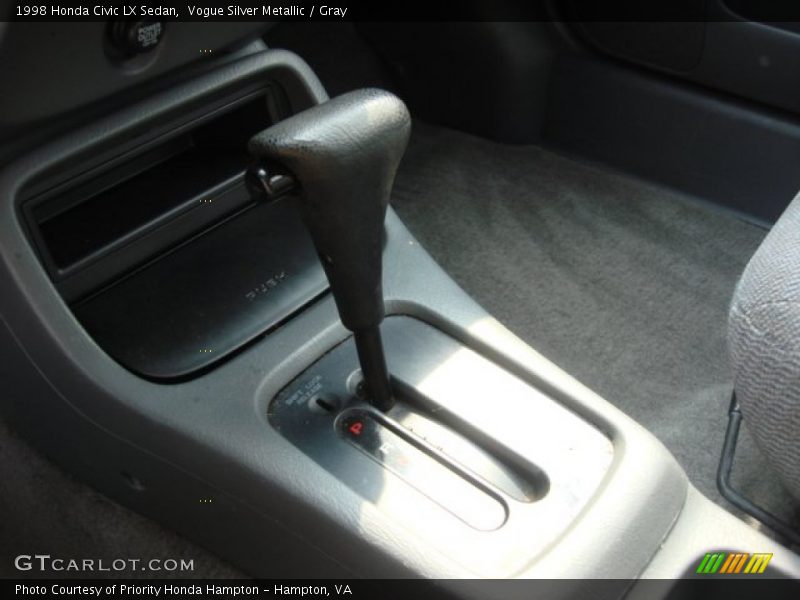 Vogue Silver Metallic / Gray 1998 Honda Civic LX Sedan