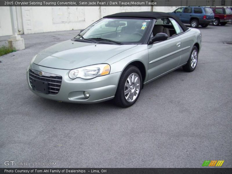Satin Jade Pearl / Dark Taupe/Medium Taupe 2005 Chrysler Sebring Touring Convertible