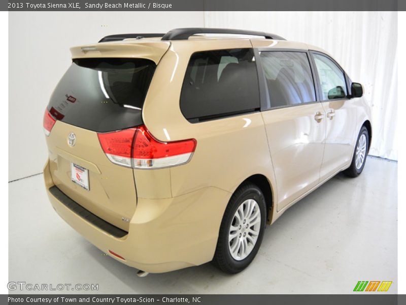 Sandy Beach Metallic / Bisque 2013 Toyota Sienna XLE