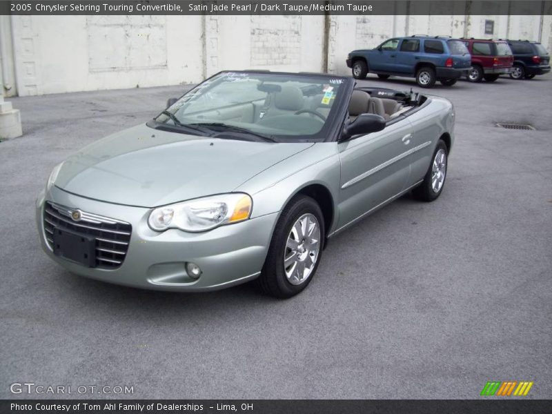 Satin Jade Pearl / Dark Taupe/Medium Taupe 2005 Chrysler Sebring Touring Convertible