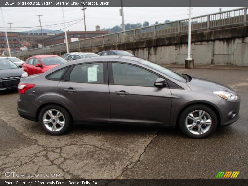 Sterling Gray / Charcoal Black 2014 Ford Focus SE Sedan