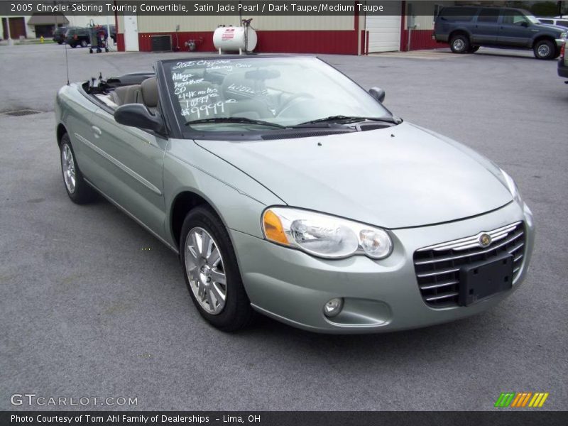 Satin Jade Pearl / Dark Taupe/Medium Taupe 2005 Chrysler Sebring Touring Convertible