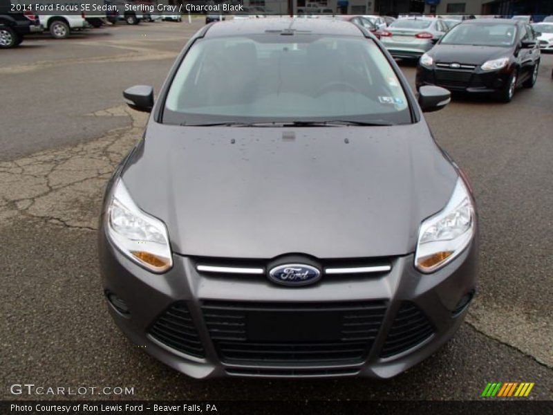Sterling Gray / Charcoal Black 2014 Ford Focus SE Sedan