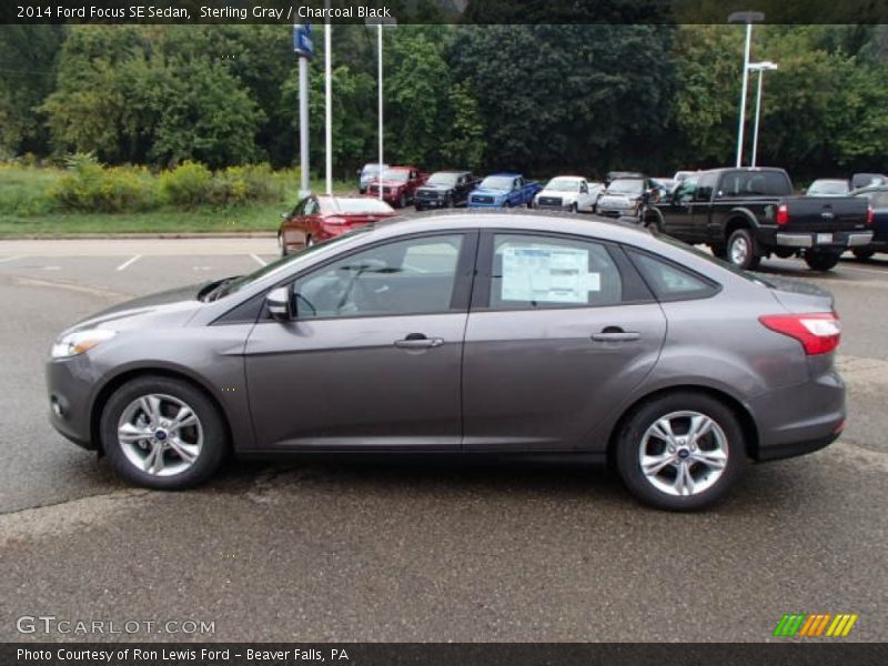 Sterling Gray / Charcoal Black 2014 Ford Focus SE Sedan