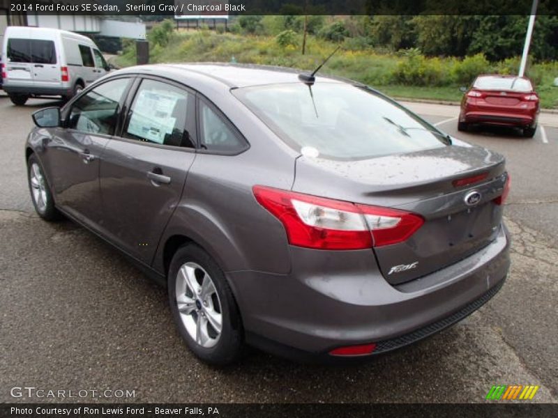 Sterling Gray / Charcoal Black 2014 Ford Focus SE Sedan