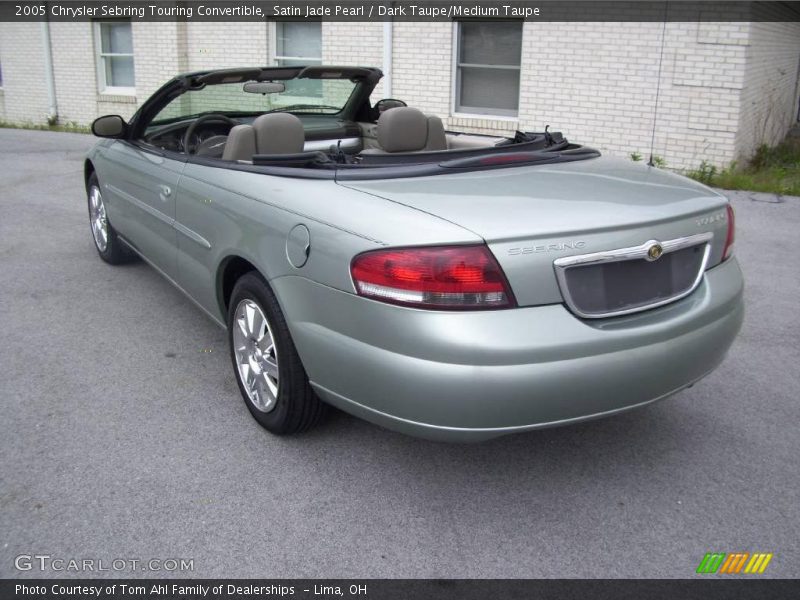 Satin Jade Pearl / Dark Taupe/Medium Taupe 2005 Chrysler Sebring Touring Convertible
