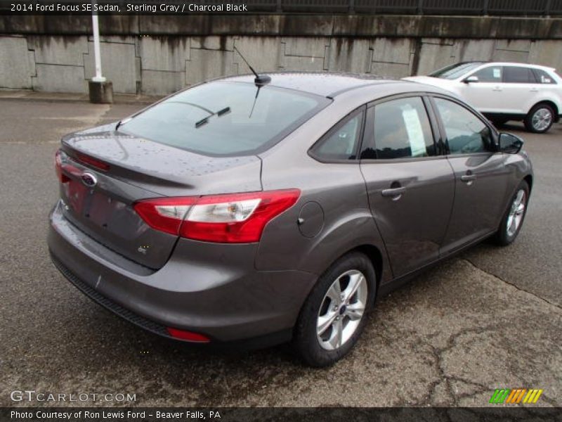 Sterling Gray / Charcoal Black 2014 Ford Focus SE Sedan