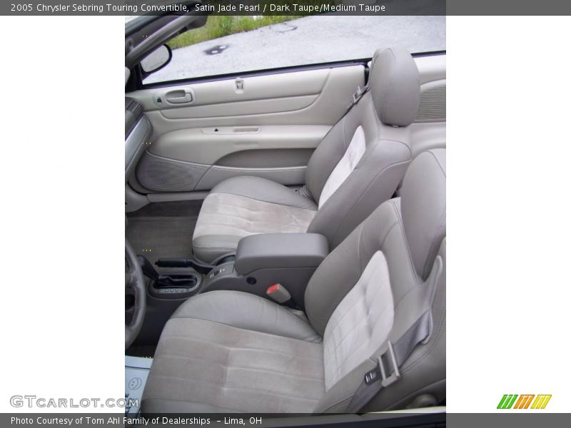 Satin Jade Pearl / Dark Taupe/Medium Taupe 2005 Chrysler Sebring Touring Convertible