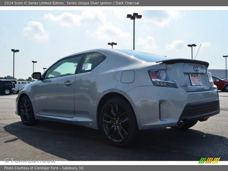 Series Unique Silver Ignition / Dark Charcoal 2014 Scion tC Series Limited Edition