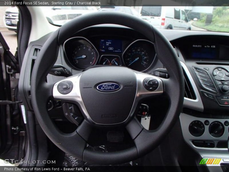 Sterling Gray / Charcoal Black 2014 Ford Focus SE Sedan