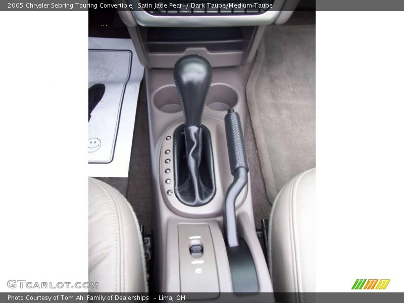 Satin Jade Pearl / Dark Taupe/Medium Taupe 2005 Chrysler Sebring Touring Convertible