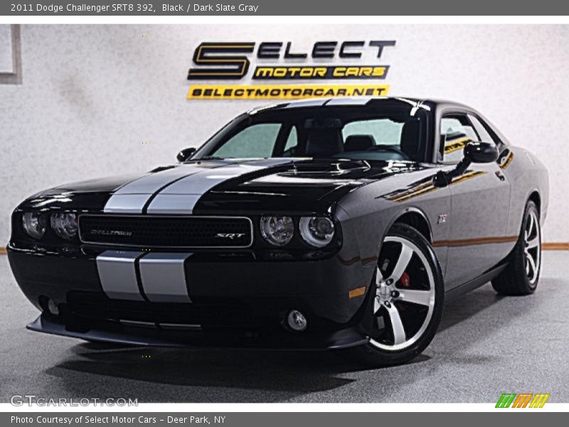 Black / Dark Slate Gray 2011 Dodge Challenger SRT8 392