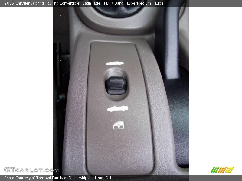 Satin Jade Pearl / Dark Taupe/Medium Taupe 2005 Chrysler Sebring Touring Convertible