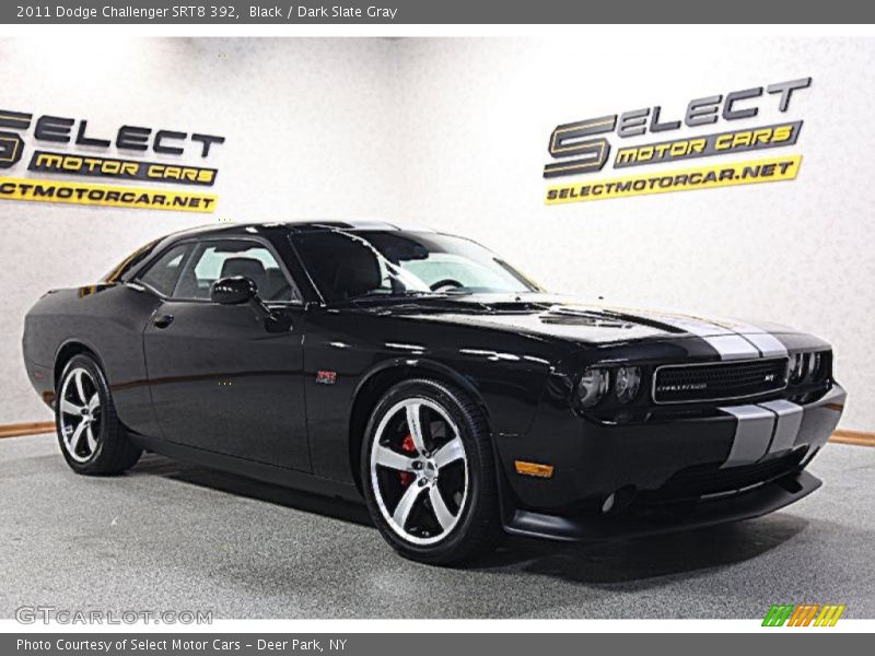 Black / Dark Slate Gray 2011 Dodge Challenger SRT8 392