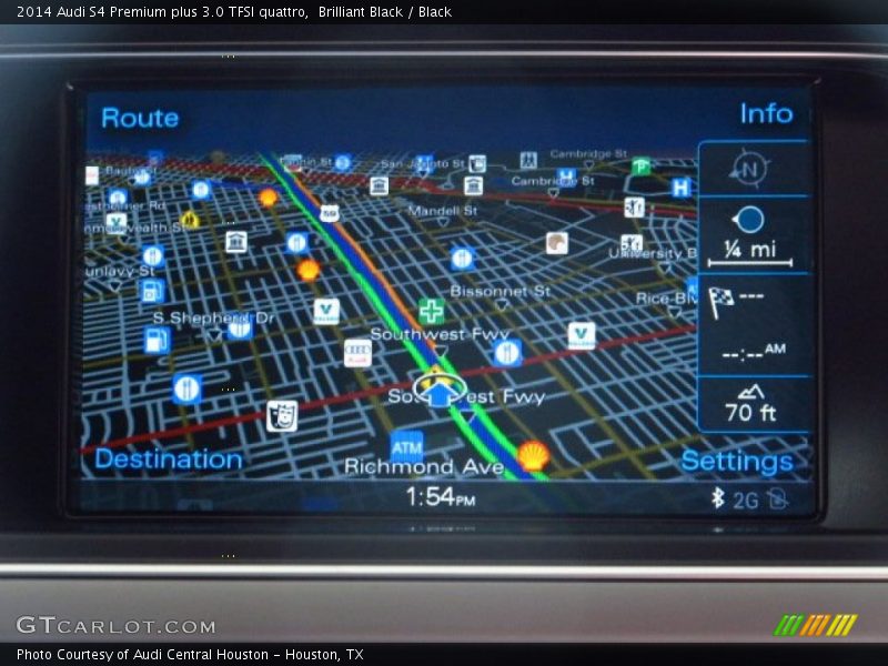 Navigation of 2014 S4 Premium plus 3.0 TFSI quattro