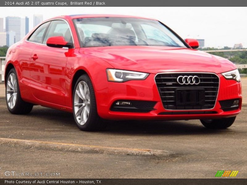 Brilliant Red / Black 2014 Audi A5 2.0T quattro Coupe