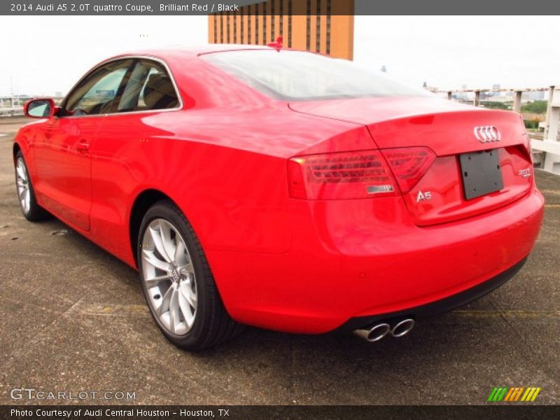 Brilliant Red / Black 2014 Audi A5 2.0T quattro Coupe