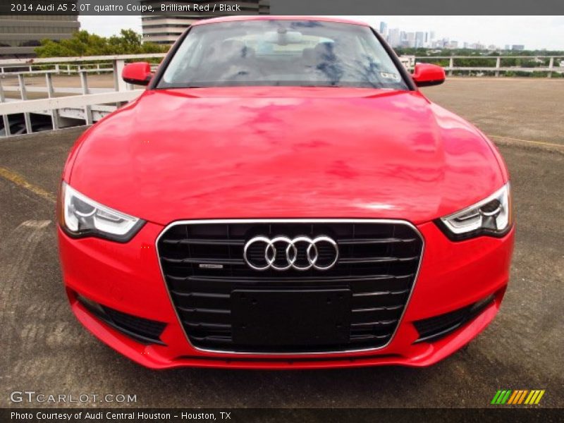 Brilliant Red / Black 2014 Audi A5 2.0T quattro Coupe