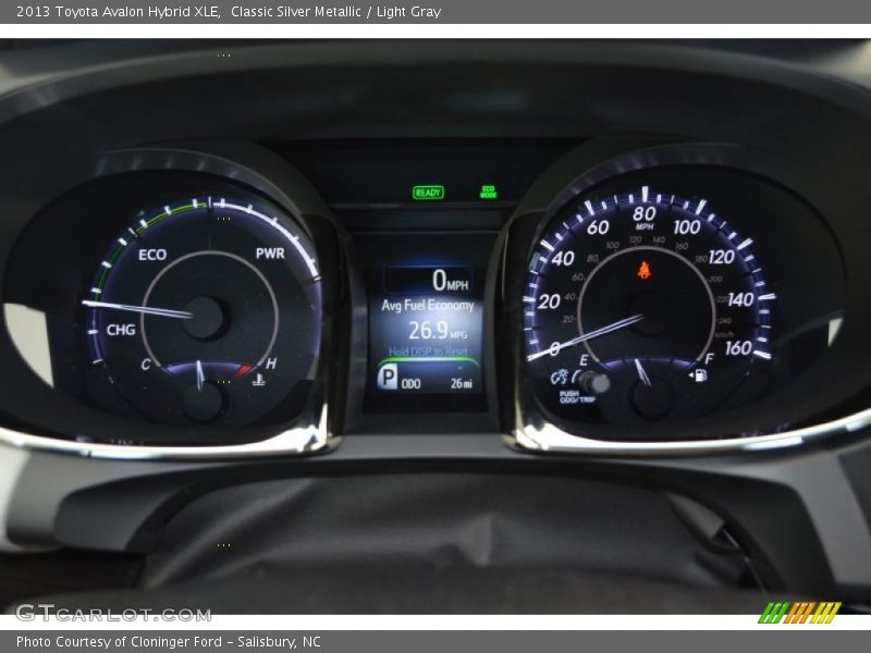 Classic Silver Metallic / Light Gray 2013 Toyota Avalon Hybrid XLE