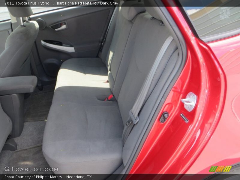 Barcelona Red Metallic / Dark Gray 2011 Toyota Prius Hybrid III