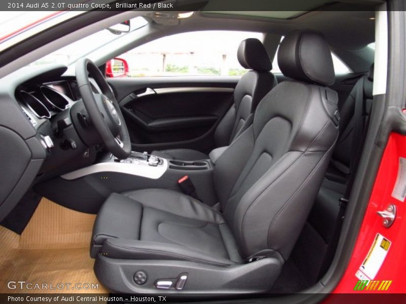 Brilliant Red / Black 2014 Audi A5 2.0T quattro Coupe