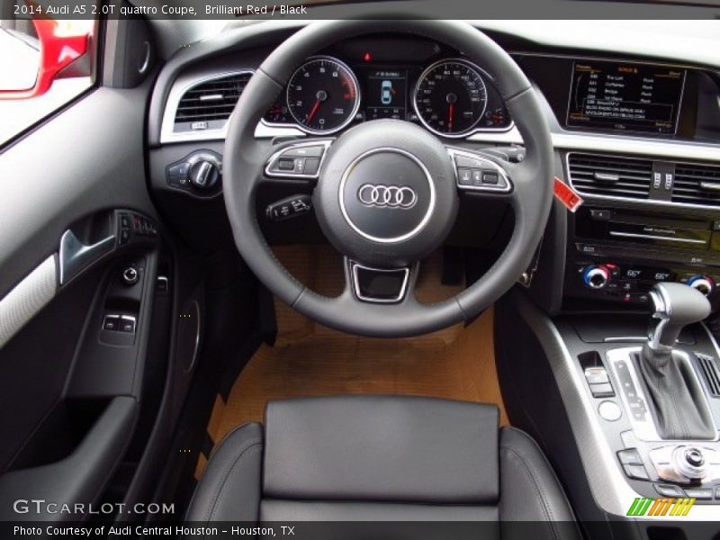 Brilliant Red / Black 2014 Audi A5 2.0T quattro Coupe