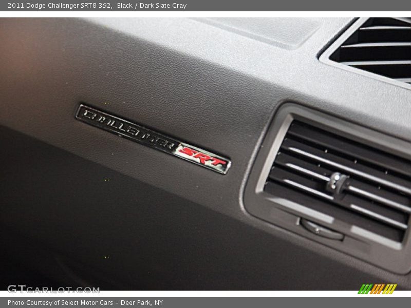 Black / Dark Slate Gray 2011 Dodge Challenger SRT8 392