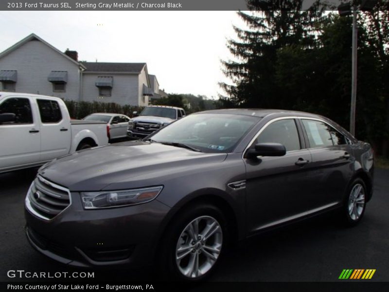 Sterling Gray Metallic / Charcoal Black 2013 Ford Taurus SEL