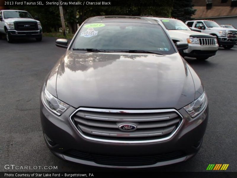 Sterling Gray Metallic / Charcoal Black 2013 Ford Taurus SEL