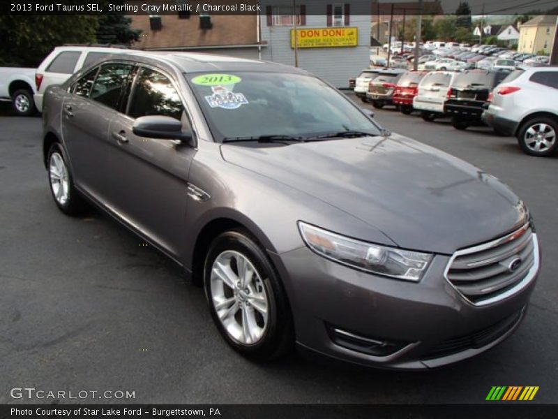 Sterling Gray Metallic / Charcoal Black 2013 Ford Taurus SEL