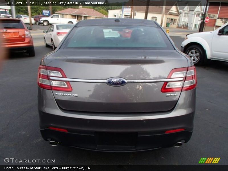 Sterling Gray Metallic / Charcoal Black 2013 Ford Taurus SEL