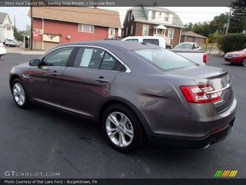 Sterling Gray Metallic / Charcoal Black 2013 Ford Taurus SEL