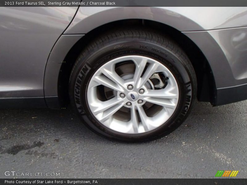 Sterling Gray Metallic / Charcoal Black 2013 Ford Taurus SEL