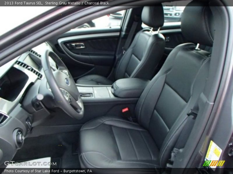 Sterling Gray Metallic / Charcoal Black 2013 Ford Taurus SEL