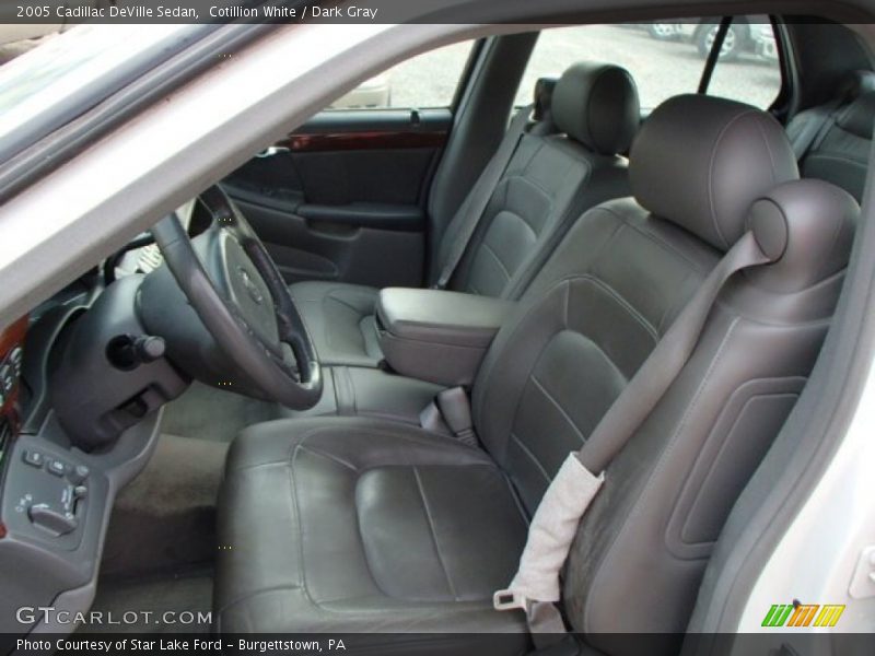 Cotillion White / Dark Gray 2005 Cadillac DeVille Sedan