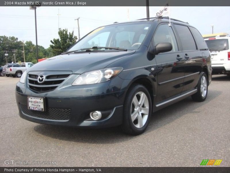 Nordic Green Mica / Beige 2004 Mazda MPV ES
