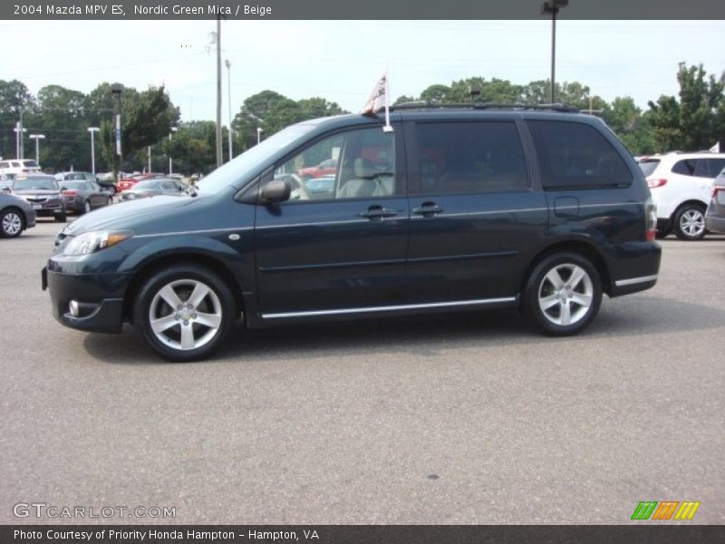 Nordic Green Mica / Beige 2004 Mazda MPV ES