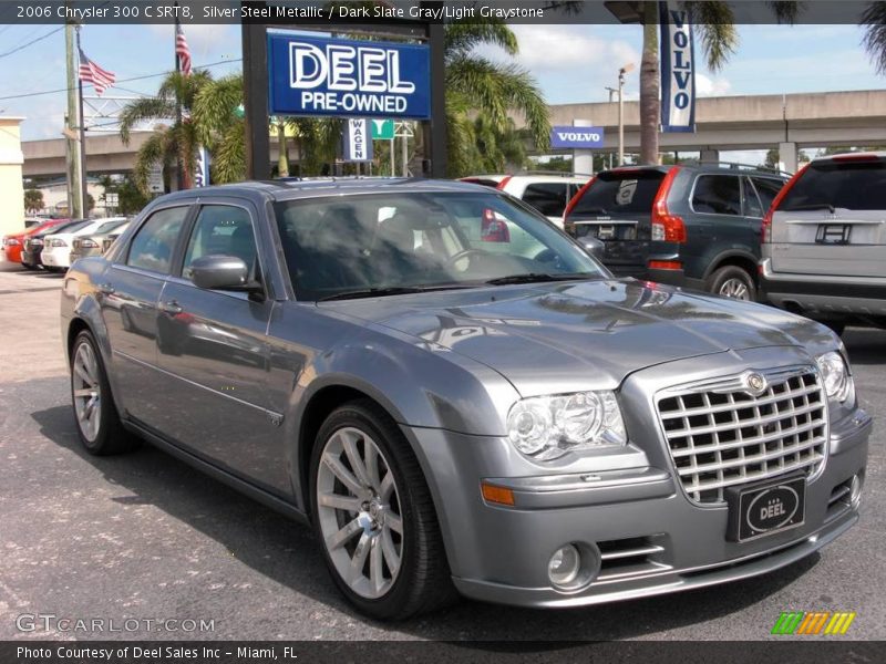Silver Steel Metallic / Dark Slate Gray/Light Graystone 2006 Chrysler 300 C SRT8