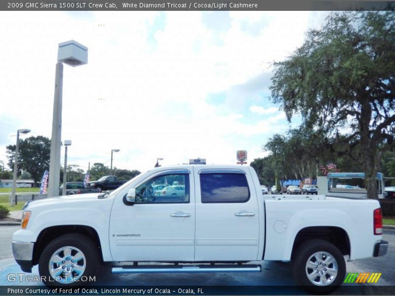  2009 Sierra 1500 SLT Crew Cab White Diamond Tricoat