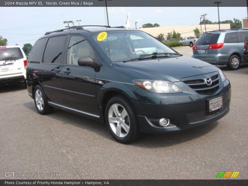 Nordic Green Mica / Beige 2004 Mazda MPV ES