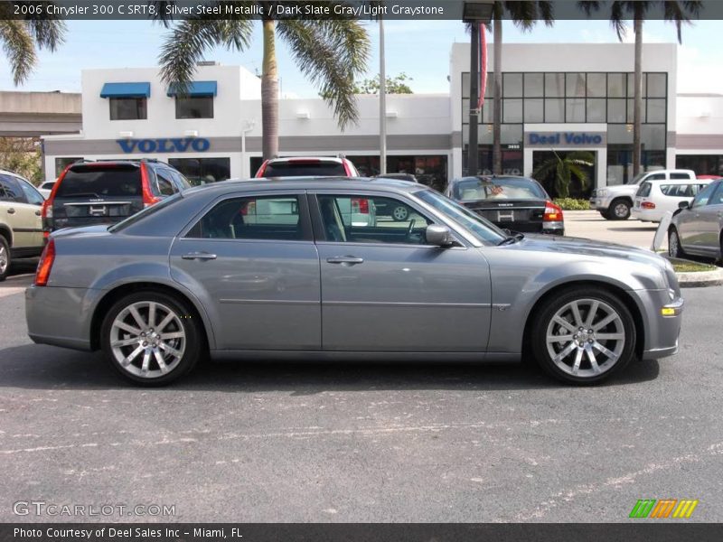 Silver Steel Metallic / Dark Slate Gray/Light Graystone 2006 Chrysler 300 C SRT8