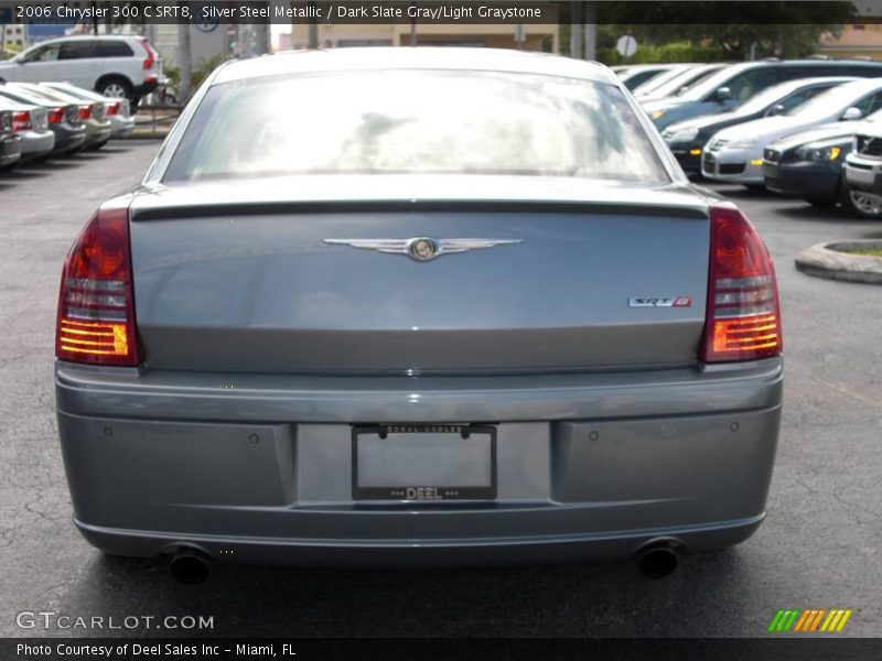 Silver Steel Metallic / Dark Slate Gray/Light Graystone 2006 Chrysler 300 C SRT8